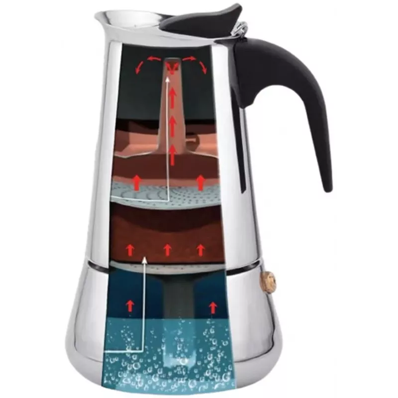 Pad-koffiemachine Maestro MR1660-200 (handmatig) — 0,2 L, chroom