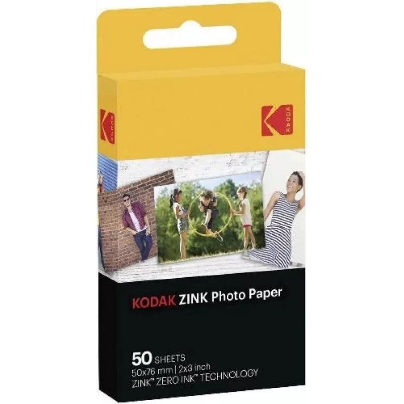 Kodak ZINK-fotopapier 50 stuks 50 x 76 mm
