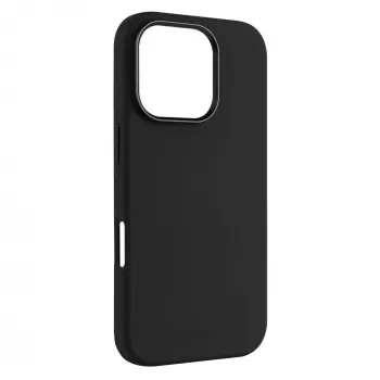 Vaste achterkant hoes | Apple | iPhone 17 Pro Max | vloeibaar siliconen | zwart | MagFlow