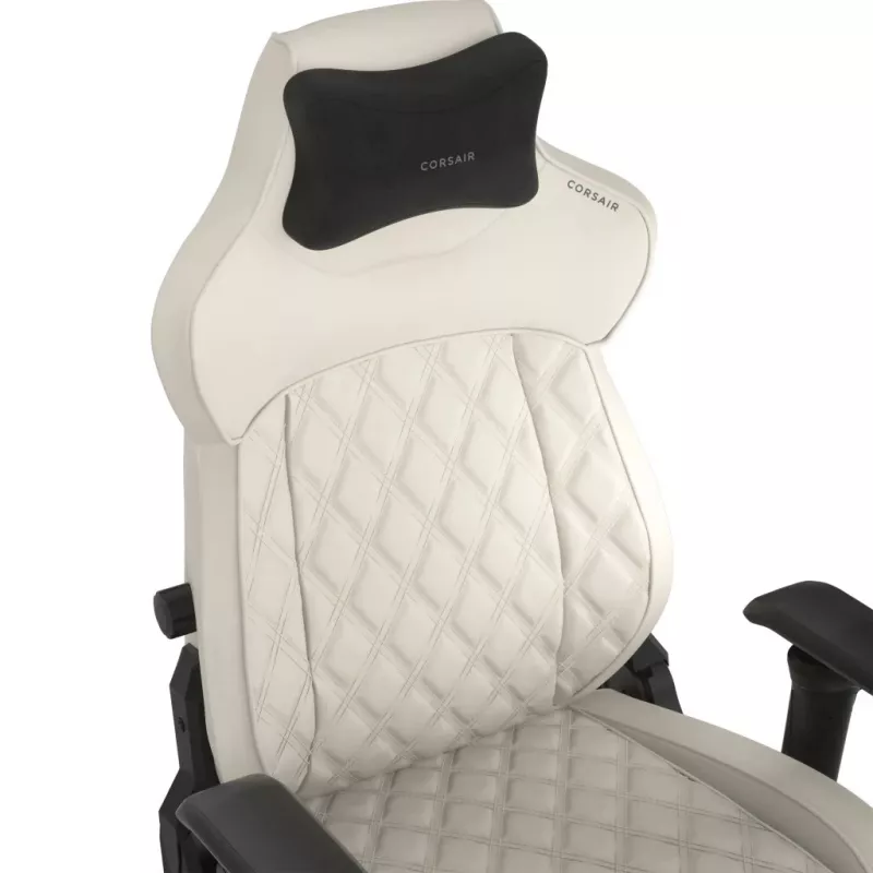 Corsair TC500 LUXE pc gaming-stoel upholstered seat beige