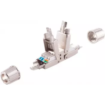 ShiverPeaks BS08-10001 gereedschapsvrije snel-STP Cat. 6A verbinder