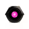 DimasTech vandalismusschakelaar 25mm Blackline Dot RGB (PD224) vandalismebestendige drukschakelaar