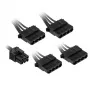 Kolink modulaire kabelregelaar KL-CBR-PAT — 4× 4-pins Molex modulaire stroomkabel