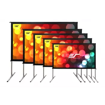 Elite Screens | Yard Master 2 Mobiel buitenprojectiescherm WV-Dual | OMS100H2-DUAL | Diagonaal 100 inch | 16:9 | Zichtbare beeldbreedte (B) 222 cm