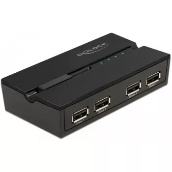 DeLOCK 11494 computer-dataschakelaar zwart USB Type-A Type-B 0,48 Gbit/s