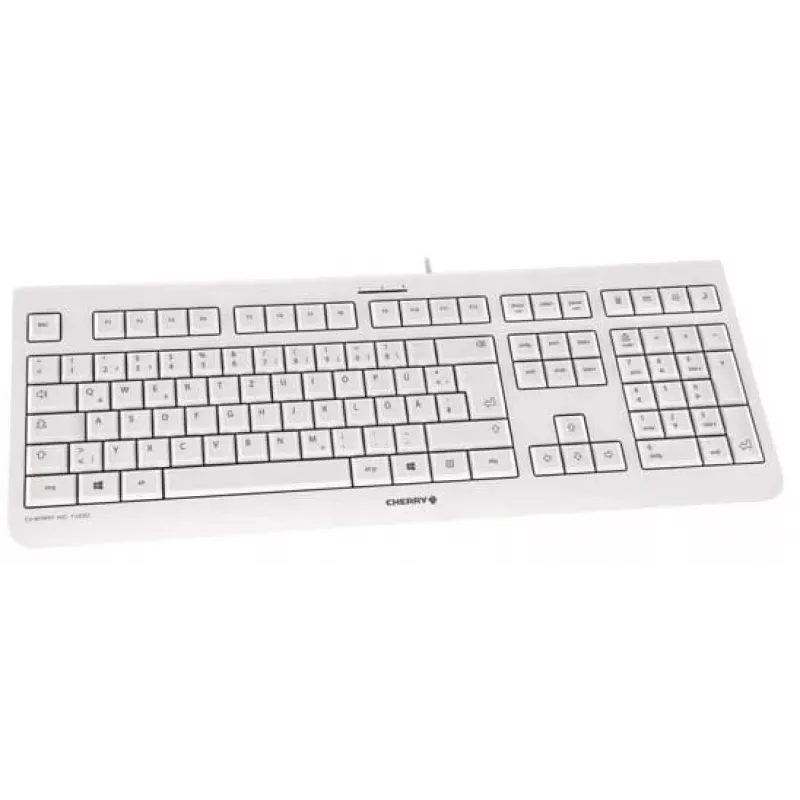 CHERRY KC 1000 toetsenbord home USB Zwitserse layout grijs