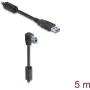 DeLOCK USB-kabel Type-A stekker naar Type-B stekker 90° naar beneden haaks 5 m