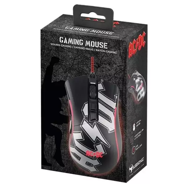 Subsonic gaming-muis AC/DC