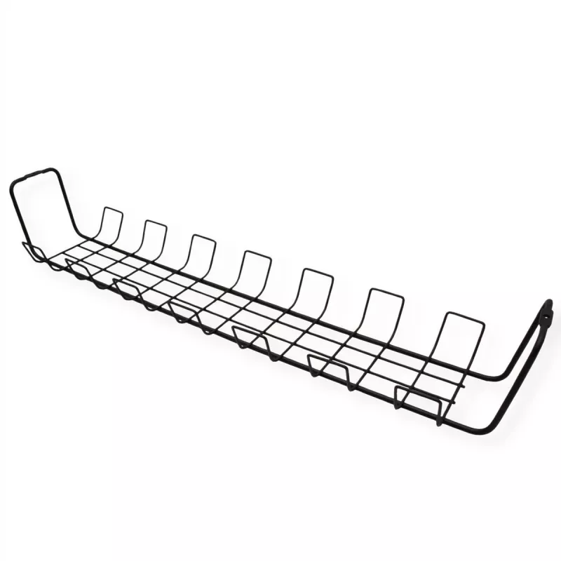 ROTRONIC-SECOMP Roline - kabel - organizer - raster - onder tafel monteerbaar - zwart (verpakking van 2)