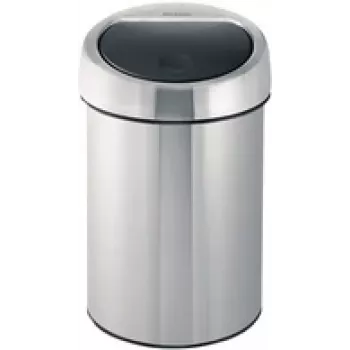 Brabantia Touch Bin 3 l matstaal vingerafdrukbestendig, model 37 86 45