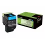 Lexmark 802C tonerpatroon 1 st. origineel cyaan