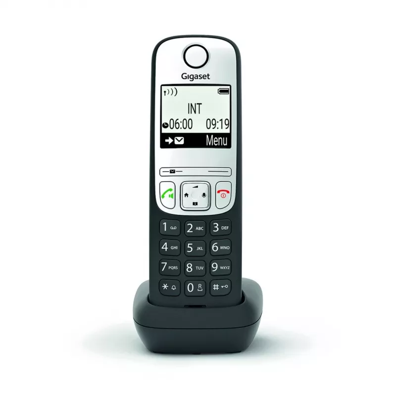 Gigaset A690HX analoge/DECT-telefoon nummerherkenning zwart, zilver