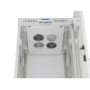 LANBERG 19 inch 32U staande serverrackkast 600×600 mm grijs met geperforeerde deuren en LCD (flat pack)