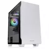 PC-behuizing Thermaltake S100 Tempered Glass Snow Edition micro tower wit