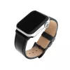 Leren band voor Apple Watch FIXED FIXLST-434-BK — zwart, vervangingsband