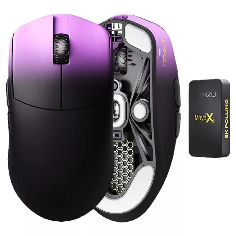 Lamzu Maya X Gaming-muis – Purple Shadow