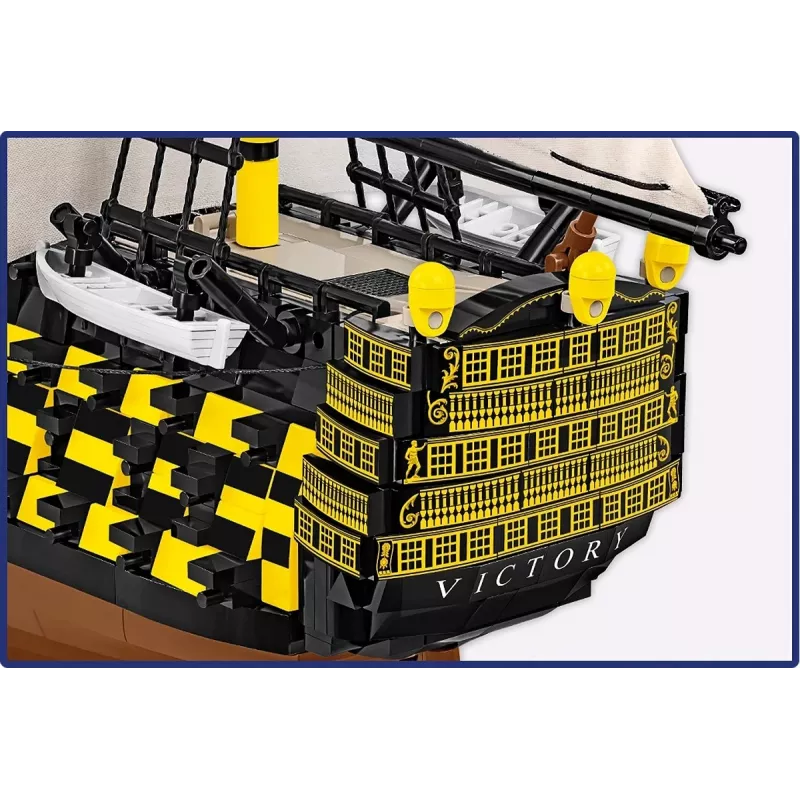 Bouwset Cobi HMS Victory — 2.517 onderdelen, gedetailleerd historisch zeilschipmodel