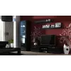 Cama tv-standaard SOHO 180 zwart/zwart glanzend