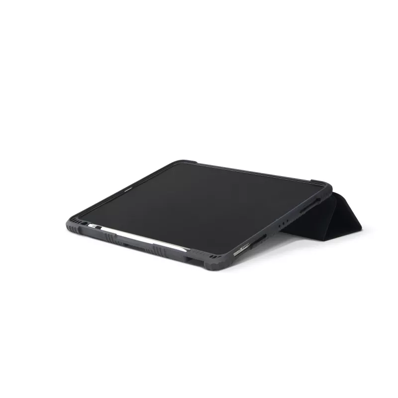 DICOTA Folio Case - fliphoes voor tablet - polycarbonaat, thermoplastisch polyurethaan (TPU), gerecycled polyethyleen - zwart - 10.9 - voor Apple 10.