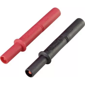 VOLTCRAFT MSL-505 meetpuntverlenging [4 mm-stekker - bus 4 mm] zwart, rood (VC-8085010)