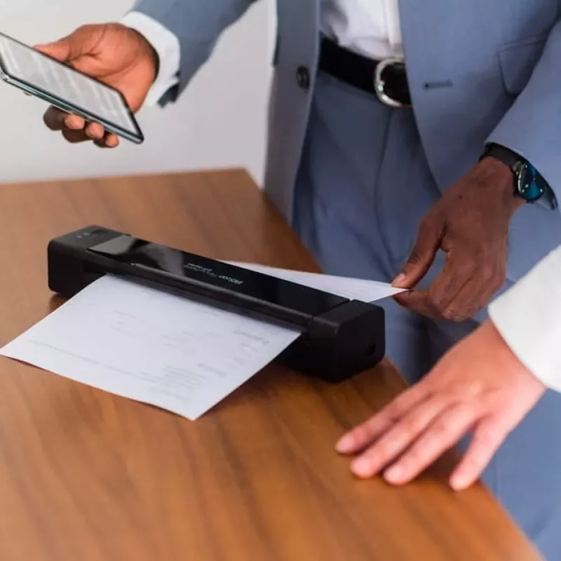 I.R.I.S. IRIScan Anywhere 6 WiFi duplex handscanner 1200 x 1200 DPI A4 zwart