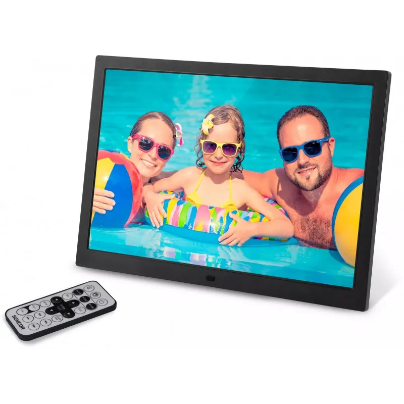 Digitaal fotolijstje SENCOR SDF 1571 BK — 15-inch zwart multimediaframe