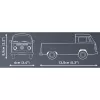 Cobi modelbouwpakket Volkswagen T2a pick-up 1:35 grijs