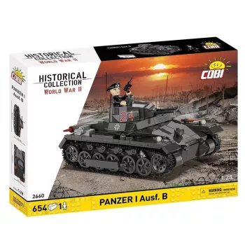 Bouwset Cobi Panzer I Ausf. B – 654 onderdelen, gedetailleerd modelbouwset