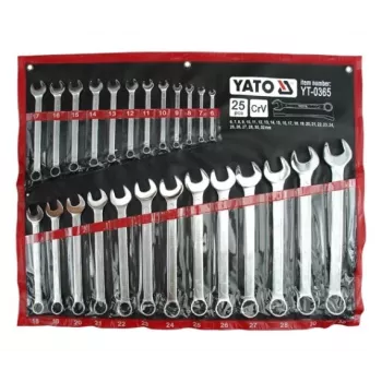 6-32 mm platte ringsleutel, 25-delig, Yato YT-0365