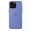 iPhone 16 Pro Max siliconen case met MagSafe - periwinkle