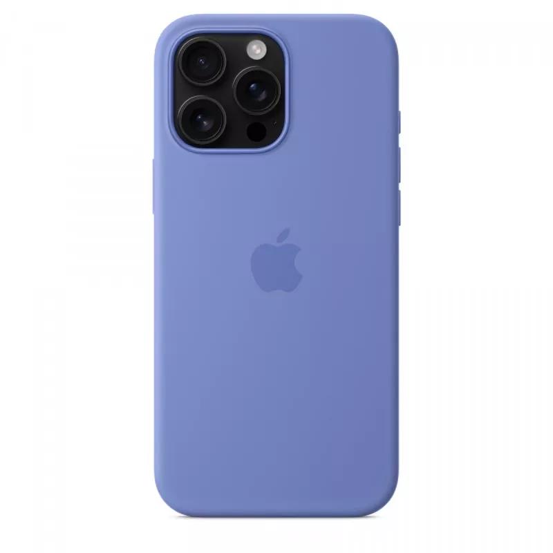 iPhone 16 Pro Max siliconen case met MagSafe - periwinkle