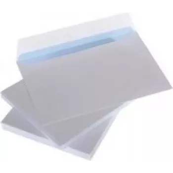 Enveloppen met strook C4 229x324 mm, wit 90 g, doos 500 stuks