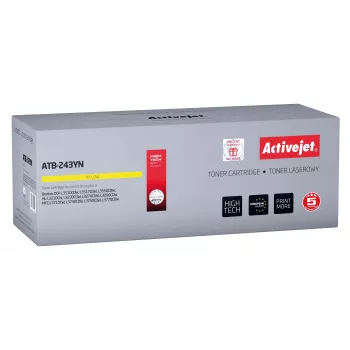 Activejet ATB-243YN toner (vervanger voor Brother TN-243Y; Supreme; 1000 pagina's; geel)