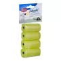 Hondenpoepzakjes Trixie Lemon Scented M — 20 stuks per rol, 4 rollen (80 zakjes), gele kunststof