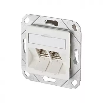 METZ CONNECT 130B12D21102-E - RJ-45 - 6a - -40 - 70 °C - wit - acrylonitril-butadieen-styreen (ABS) - zink - GHMT - CE