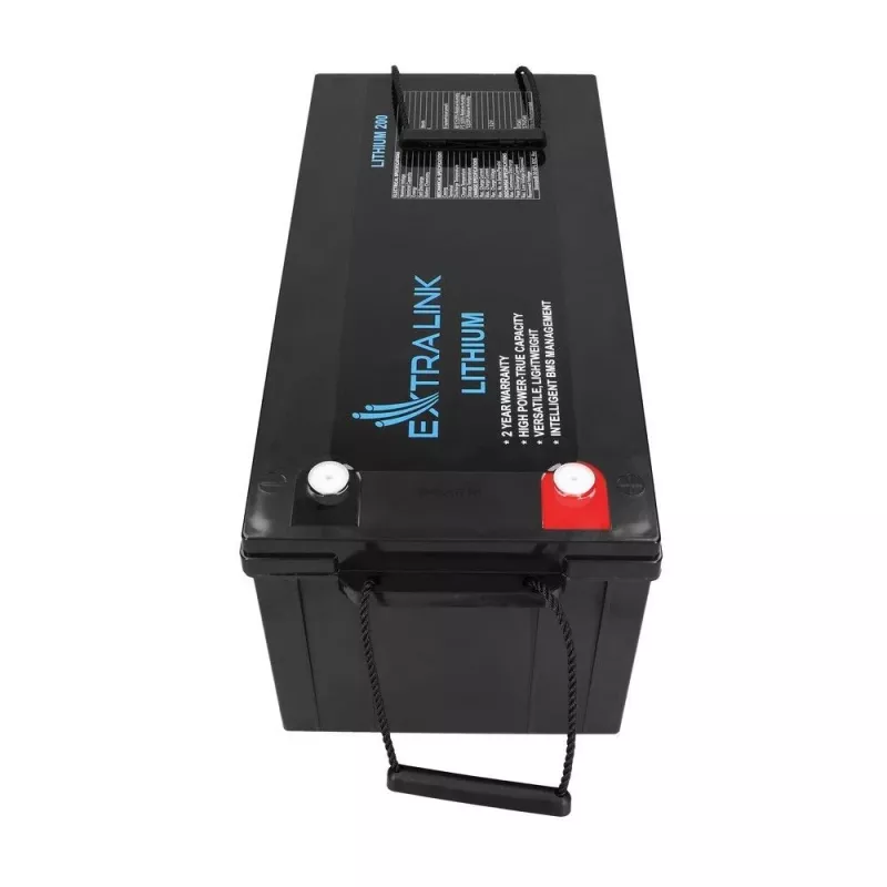 Extralink EX.30479 industriële oplaadbare lithium-ijzerfosfaataccu (LiFePO4), 12,8 V, 200 Ah
