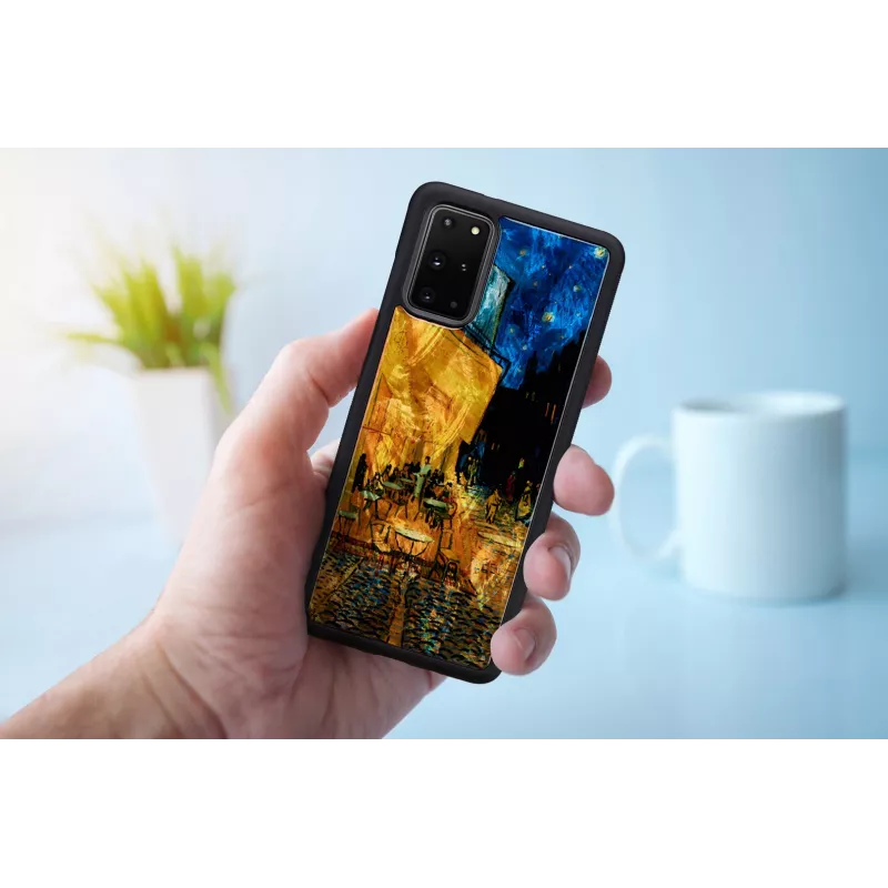 Hoes iKins voor Samsung Galaxy S20+ — zwart Cafe Terrace