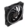 Akasa SOHO AR AK-FN108 120 mm behuizingsventilator, ARGB, zwart