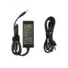 Voeding Green Cell AD76P 45W voor Lenovo laptops, 20V 2,25A, AC-naar-DC, 100–240V ingang, zwart