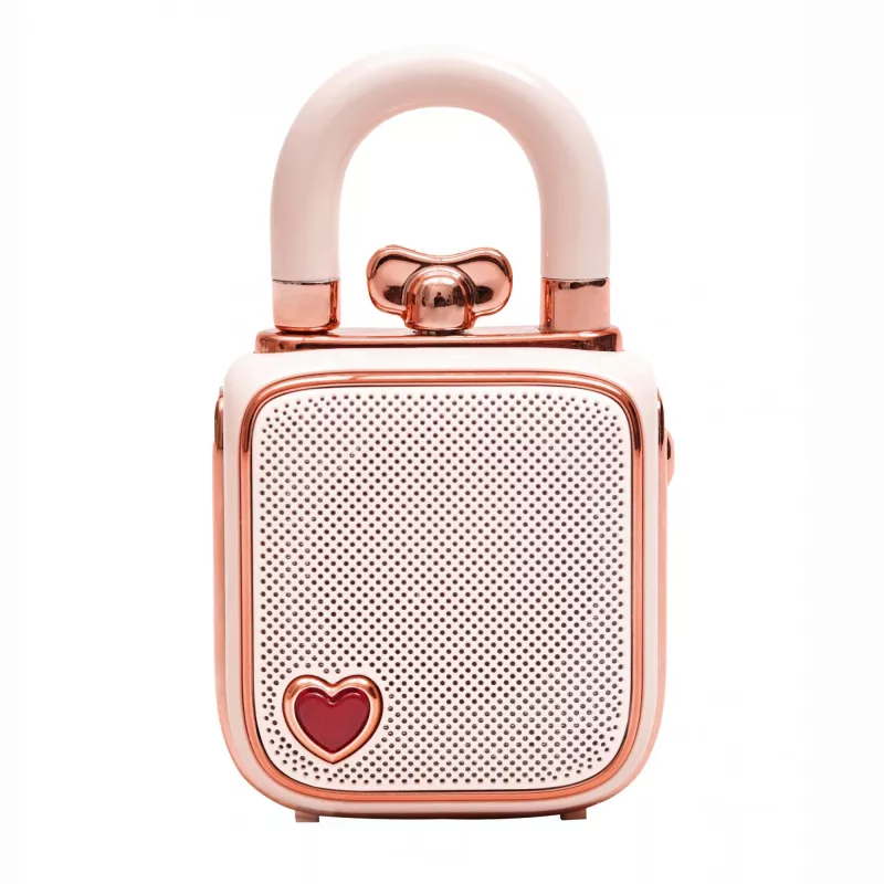 Draagbare mono-luidspreker Divoom LoveLock roze