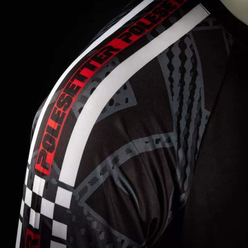 Polesetter ONE simracing-jersey rood - L