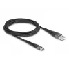 DELOCK USB-kabel USB 2.0 2 m USB A USB C zwart 81122