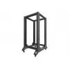 Vrijstaand rack LANBERG OR01-6822-B 22U, 600 mm B x 800 mm D, zwart, 600 kg draagvermogen