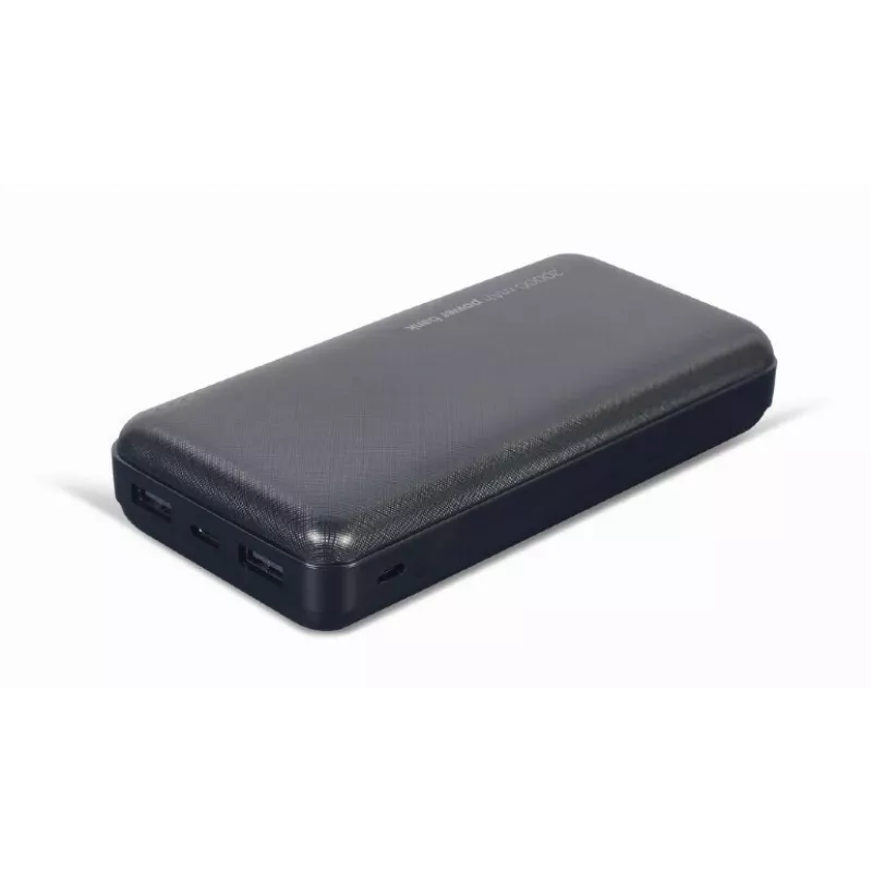 Gembird PB20-02 powerbank lithium-polymeer (LiPo) 20000 mAh zwart