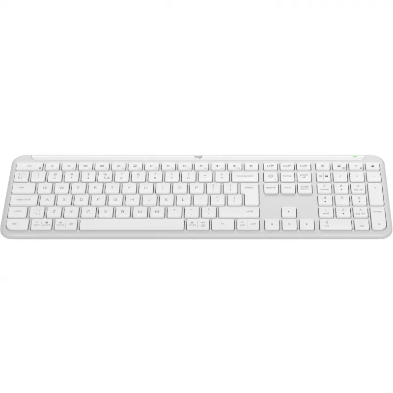 Logitech K950 Signature slank toetsenbord kantoor RF draadloos Bluetooth QWERTY US International wit