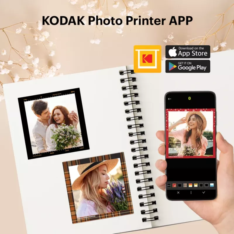 Sofortbildkamera Kodak Mini Shot 3 Retro C300R Geel — direct printen, compact ontwerp
