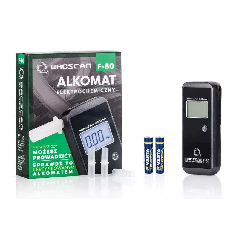 BACscan F-50 alcoholtester 0 - 4% zwart