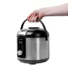 Rijstkoker GASTROBACK Rice Control Low Carb & Steam, 3 L, 450 W, zwart/RVS
