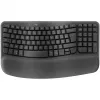 Wave Keys draadloos ergonomisch toetsenbord - GRAPHITE - NLB - 2.4GHZBT - NA - CENTRAL-419 - UNIVERSAL
