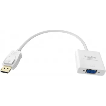 Videokabeladapter Vision TC-DPVGA 0,22 m VGA DisplayPort wit